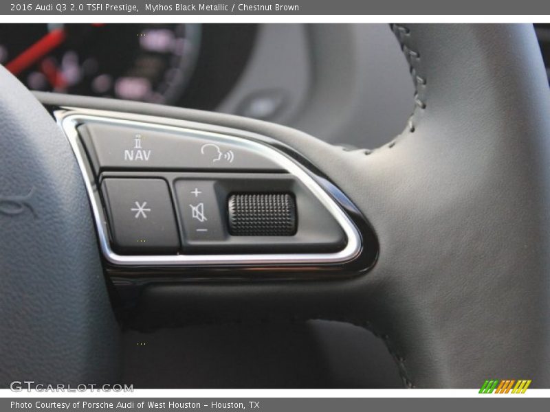 Mythos Black Metallic / Chestnut Brown 2016 Audi Q3 2.0 TSFI Prestige