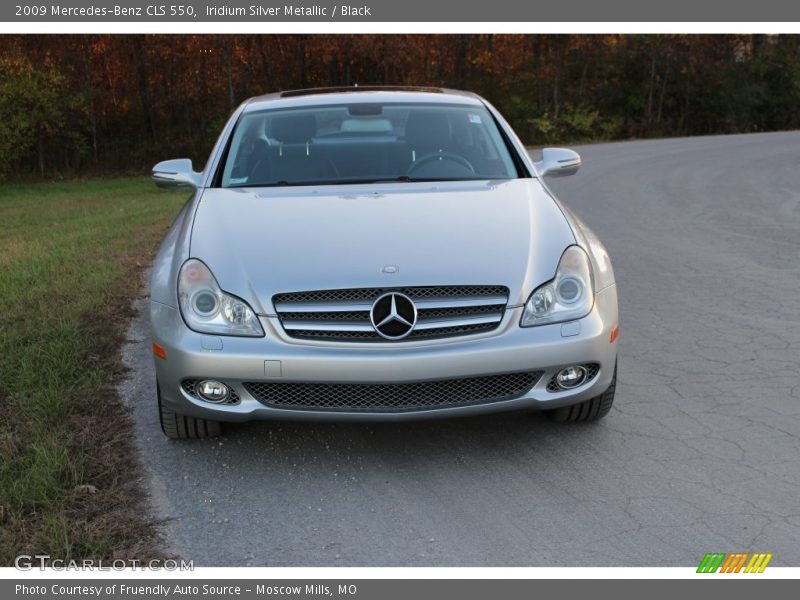 Iridium Silver Metallic / Black 2009 Mercedes-Benz CLS 550
