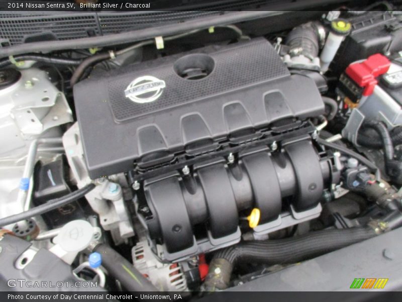 Brilliant Silver / Charcoal 2014 Nissan Sentra SV