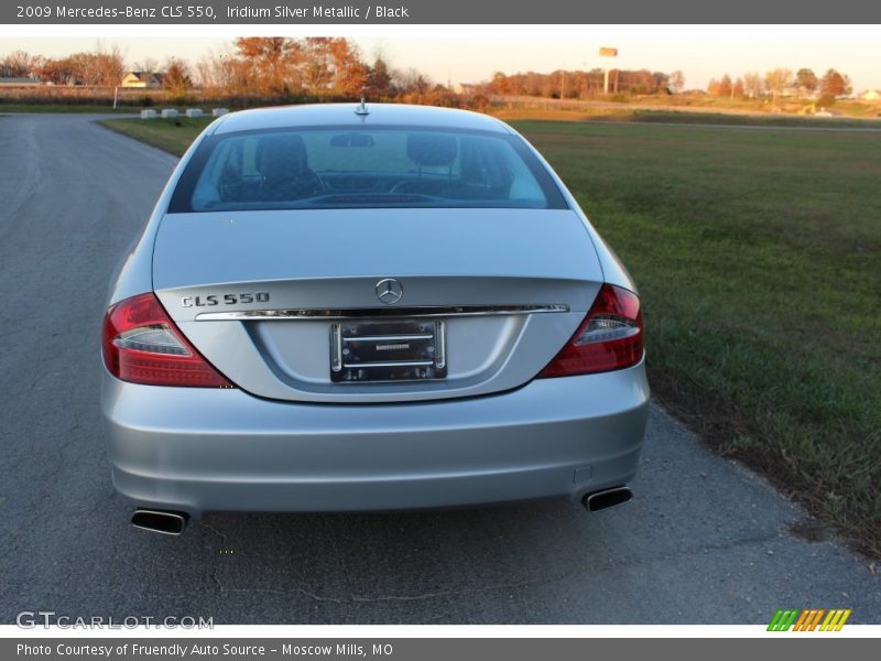 Iridium Silver Metallic / Black 2009 Mercedes-Benz CLS 550