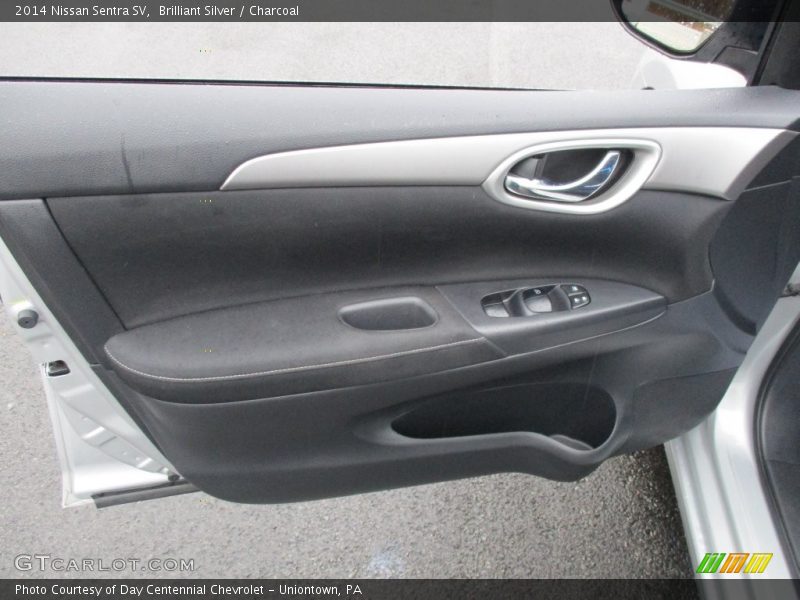 Brilliant Silver / Charcoal 2014 Nissan Sentra SV