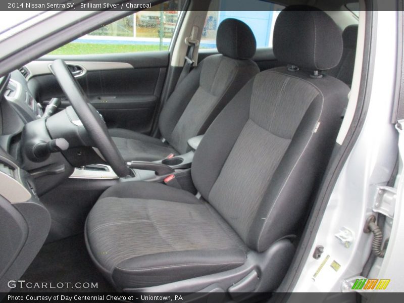 Brilliant Silver / Charcoal 2014 Nissan Sentra SV
