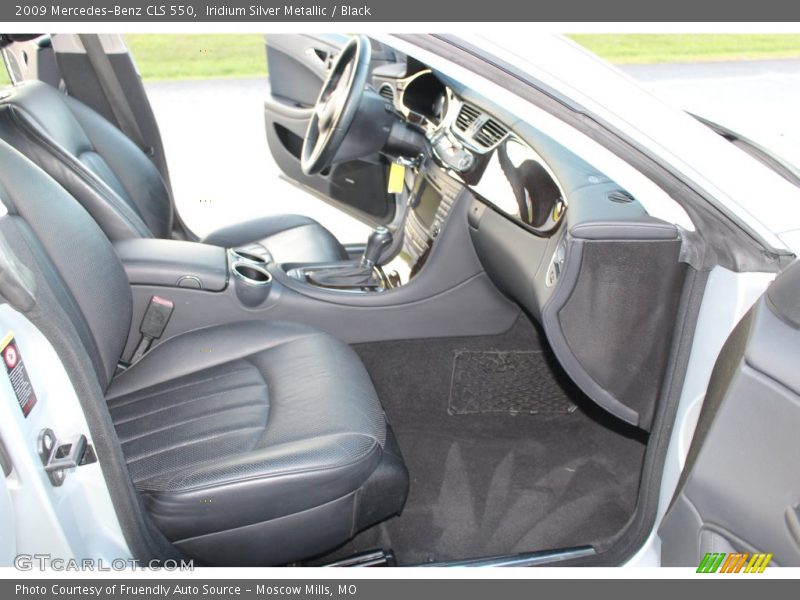 Iridium Silver Metallic / Black 2009 Mercedes-Benz CLS 550