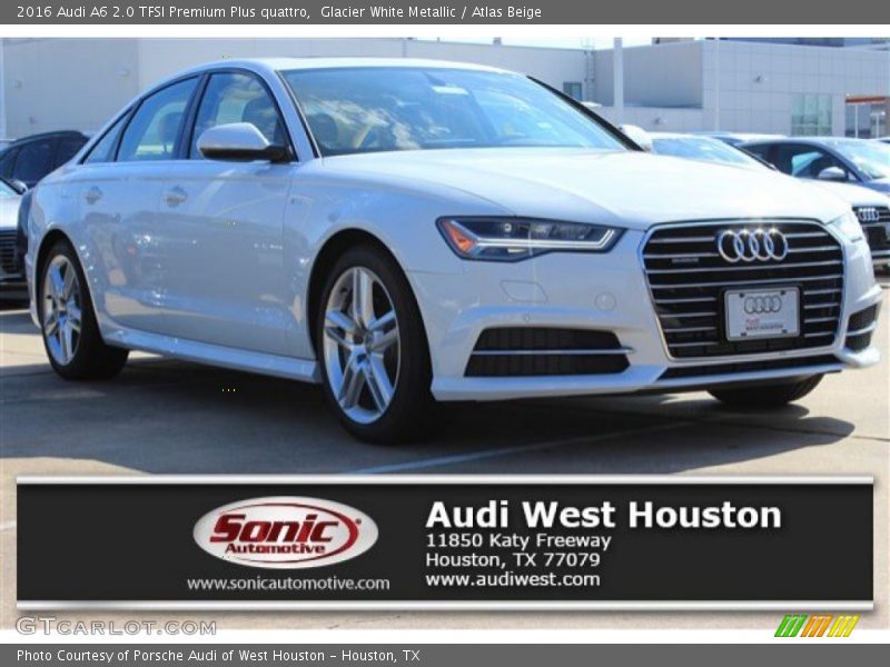 Glacier White Metallic / Atlas Beige 2016 Audi A6 2.0 TFSI Premium Plus quattro