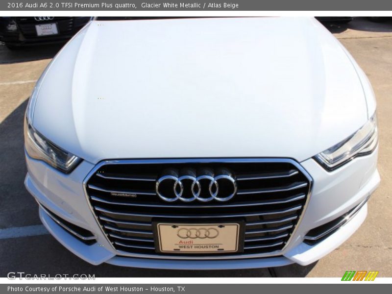 Glacier White Metallic / Atlas Beige 2016 Audi A6 2.0 TFSI Premium Plus quattro