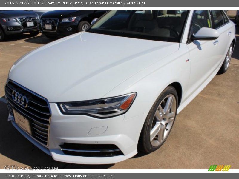 Glacier White Metallic / Atlas Beige 2016 Audi A6 2.0 TFSI Premium Plus quattro