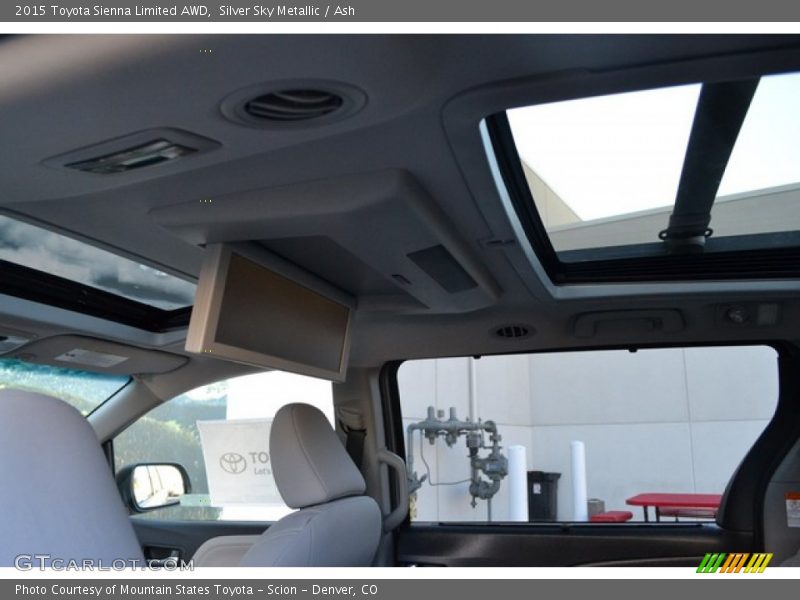 Silver Sky Metallic / Ash 2015 Toyota Sienna Limited AWD