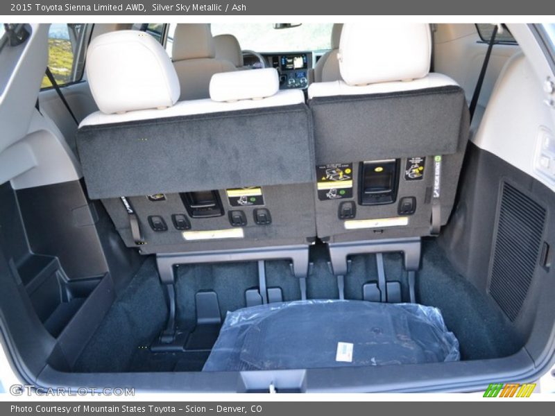 Silver Sky Metallic / Ash 2015 Toyota Sienna Limited AWD