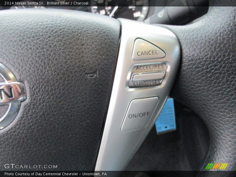 Brilliant Silver / Charcoal 2014 Nissan Sentra SV