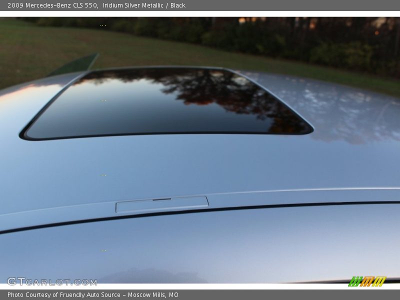 Iridium Silver Metallic / Black 2009 Mercedes-Benz CLS 550