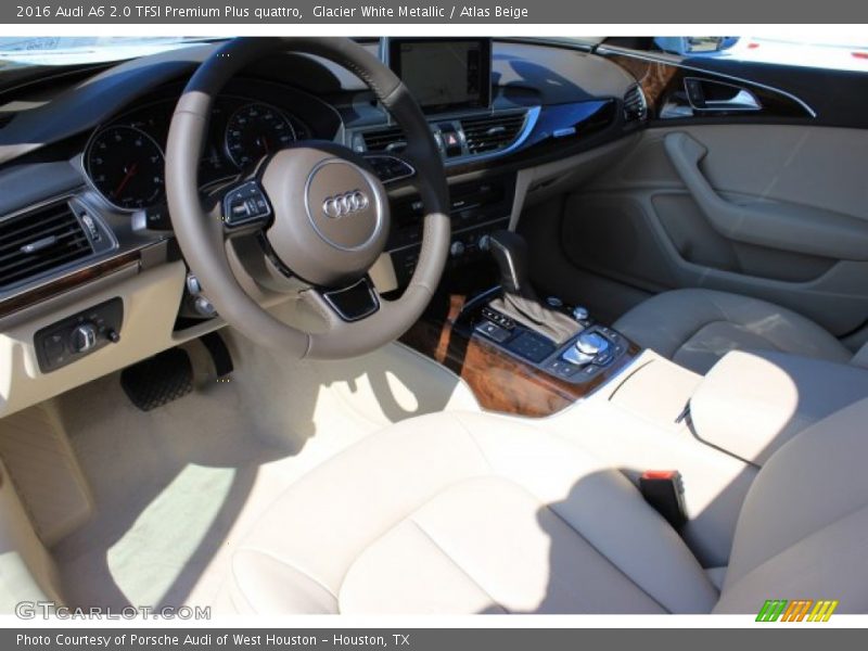 Glacier White Metallic / Atlas Beige 2016 Audi A6 2.0 TFSI Premium Plus quattro