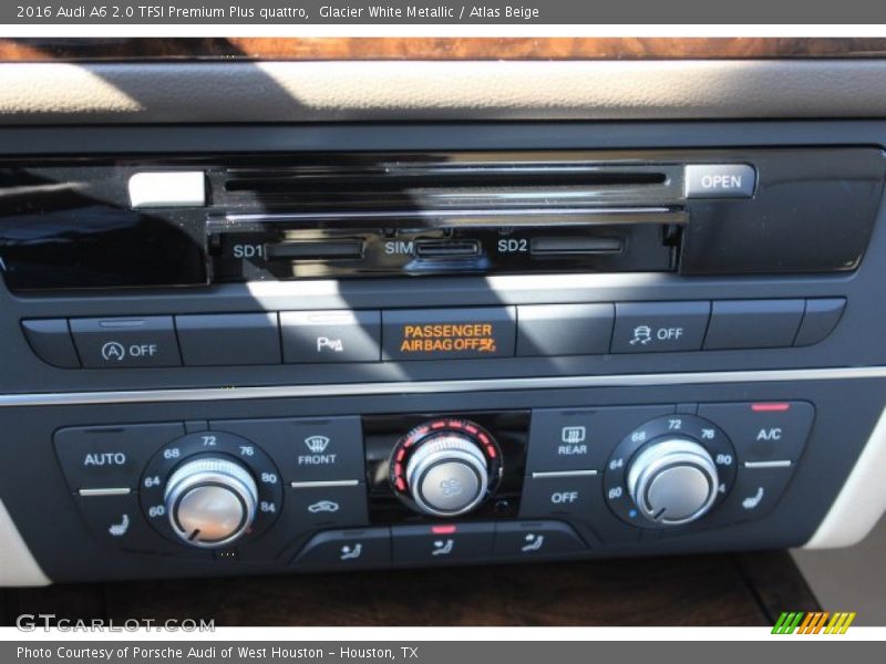 Glacier White Metallic / Atlas Beige 2016 Audi A6 2.0 TFSI Premium Plus quattro