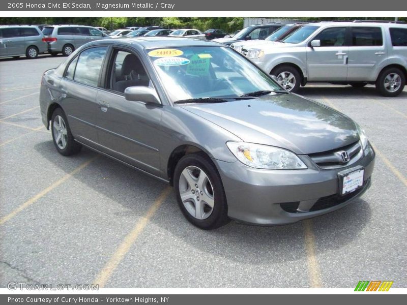 Magnesium Metallic / Gray 2005 Honda Civic EX Sedan