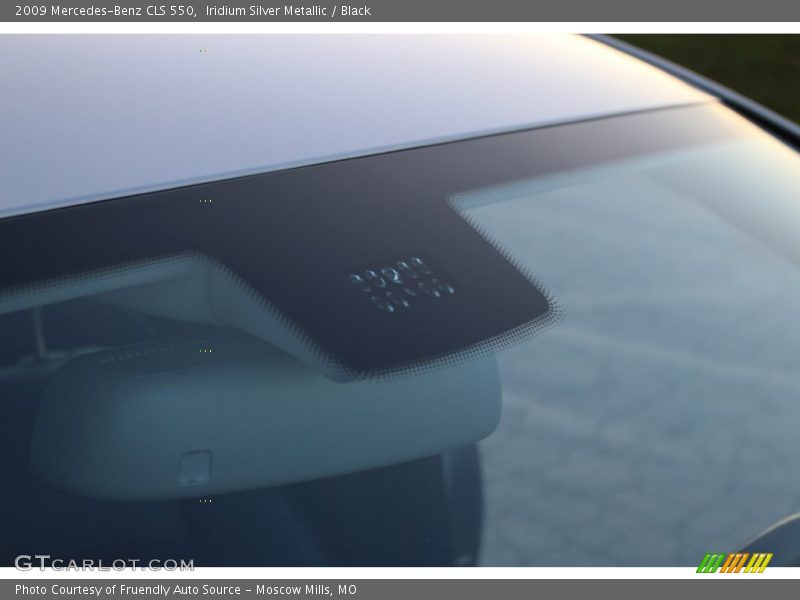 Iridium Silver Metallic / Black 2009 Mercedes-Benz CLS 550