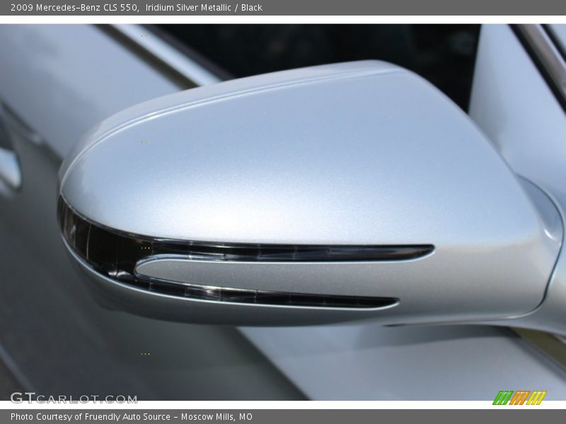 Iridium Silver Metallic / Black 2009 Mercedes-Benz CLS 550