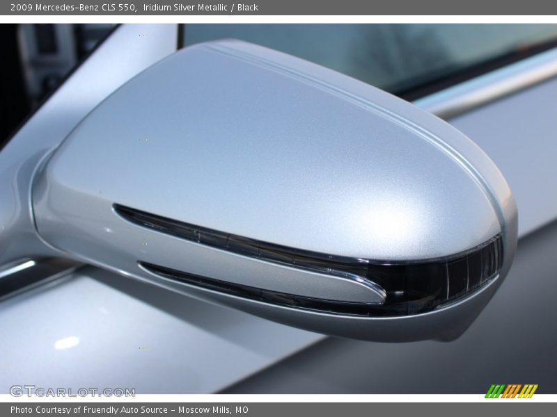Iridium Silver Metallic / Black 2009 Mercedes-Benz CLS 550