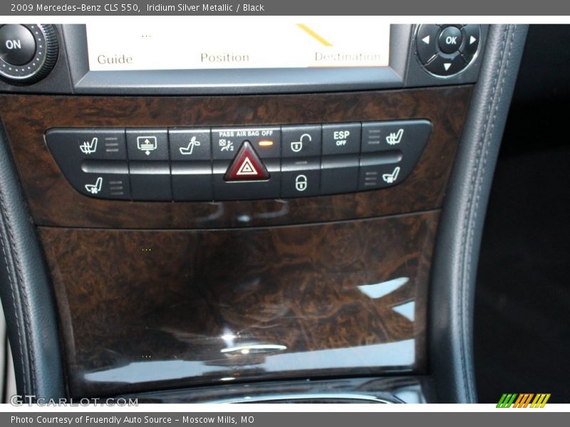 Iridium Silver Metallic / Black 2009 Mercedes-Benz CLS 550