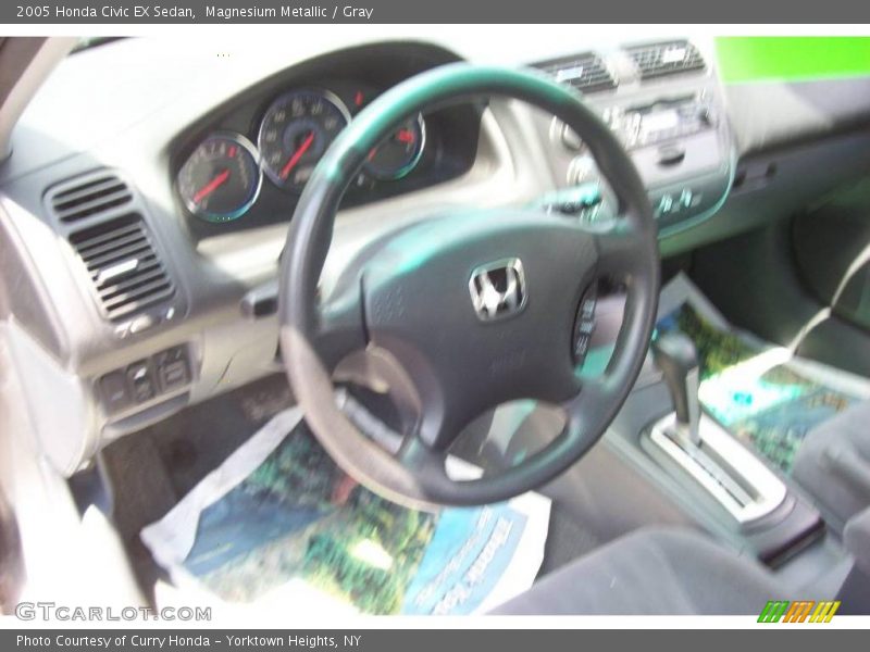 Magnesium Metallic / Gray 2005 Honda Civic EX Sedan