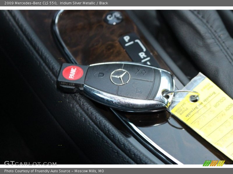 Iridium Silver Metallic / Black 2009 Mercedes-Benz CLS 550