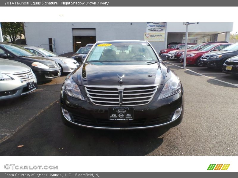 Night Shadow Brown / Ivory 2014 Hyundai Equus Signature