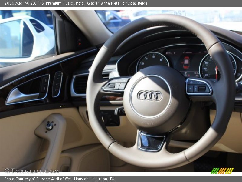 Glacier White Metallic / Atlas Beige 2016 Audi A6 2.0 TFSI Premium Plus quattro