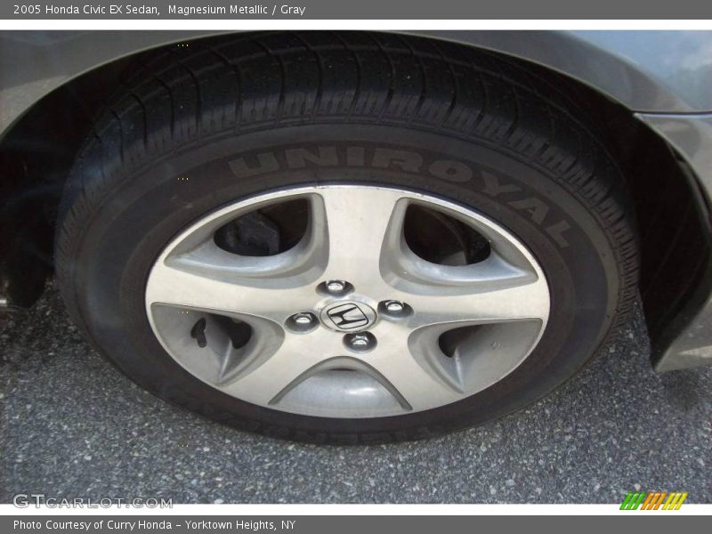 Magnesium Metallic / Gray 2005 Honda Civic EX Sedan