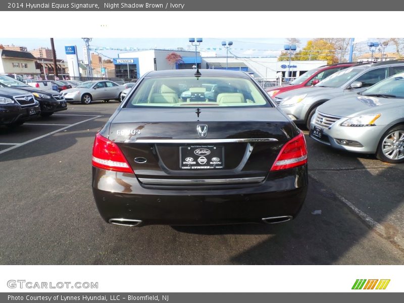 Night Shadow Brown / Ivory 2014 Hyundai Equus Signature