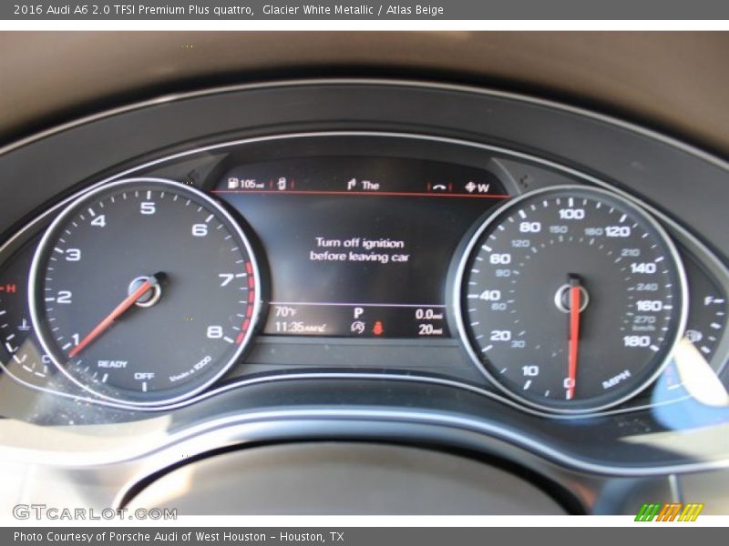 Glacier White Metallic / Atlas Beige 2016 Audi A6 2.0 TFSI Premium Plus quattro