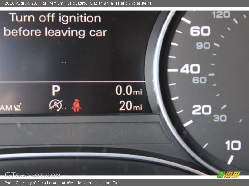 Glacier White Metallic / Atlas Beige 2016 Audi A6 2.0 TFSI Premium Plus quattro