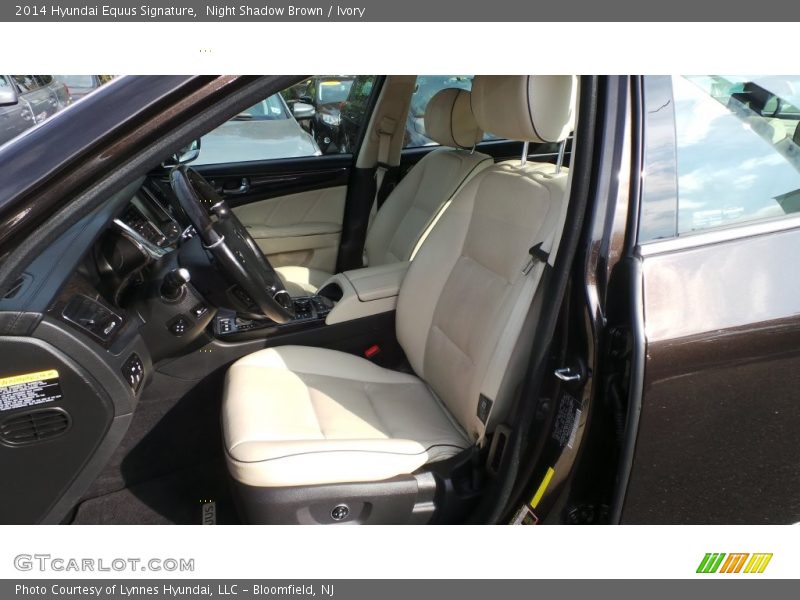 Night Shadow Brown / Ivory 2014 Hyundai Equus Signature