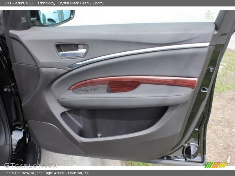 Crystal Black Pearl / Ebony 2016 Acura MDX Technology