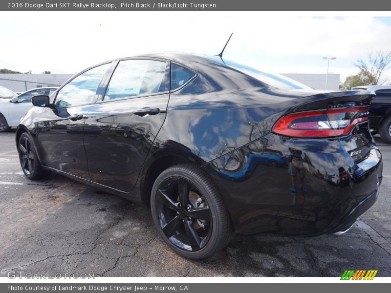 Pitch Black / Black/Light Tungsten 2016 Dodge Dart SXT Rallye Blacktop