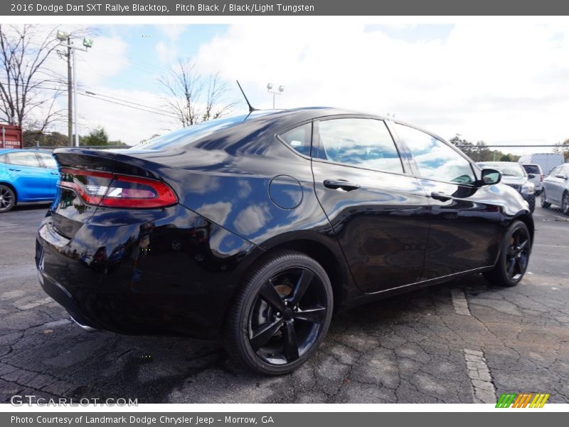 Pitch Black / Black/Light Tungsten 2016 Dodge Dart SXT Rallye Blacktop