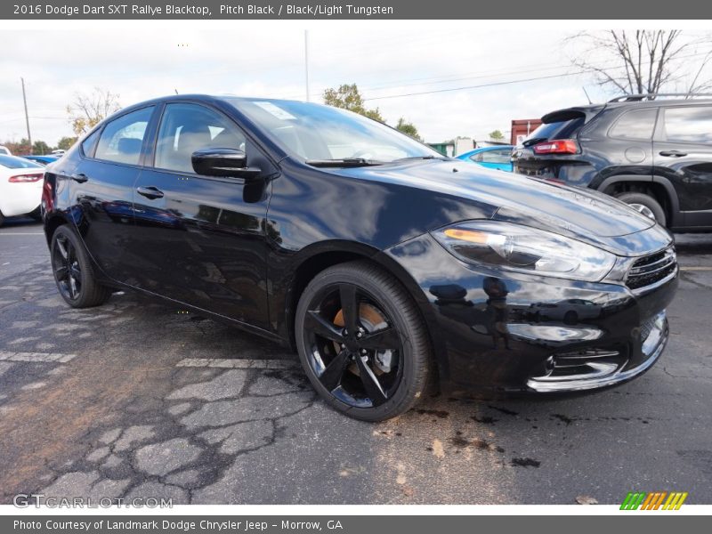 Pitch Black / Black/Light Tungsten 2016 Dodge Dart SXT Rallye Blacktop