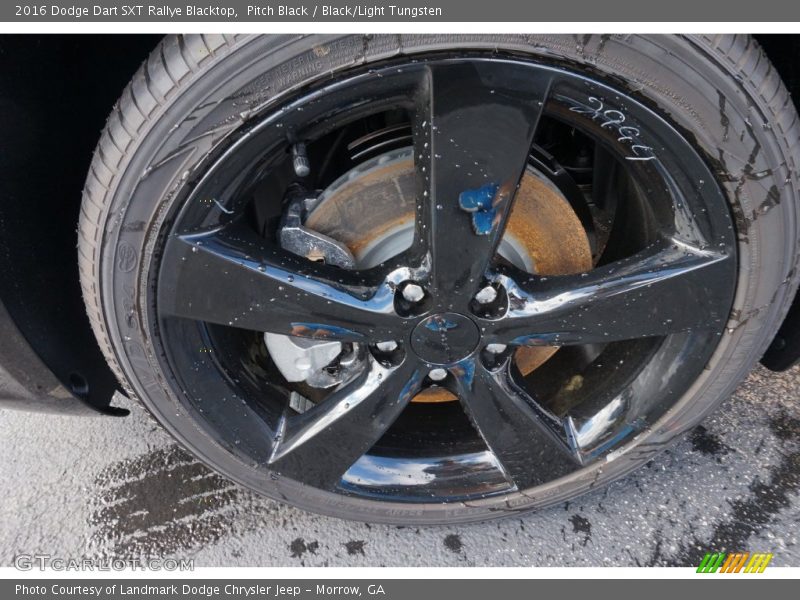Pitch Black / Black/Light Tungsten 2016 Dodge Dart SXT Rallye Blacktop