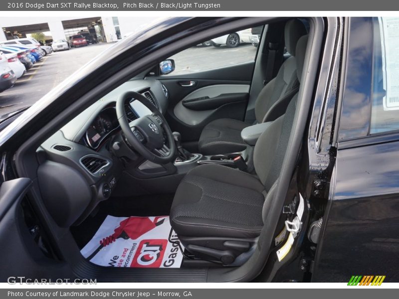 Pitch Black / Black/Light Tungsten 2016 Dodge Dart SXT Rallye Blacktop