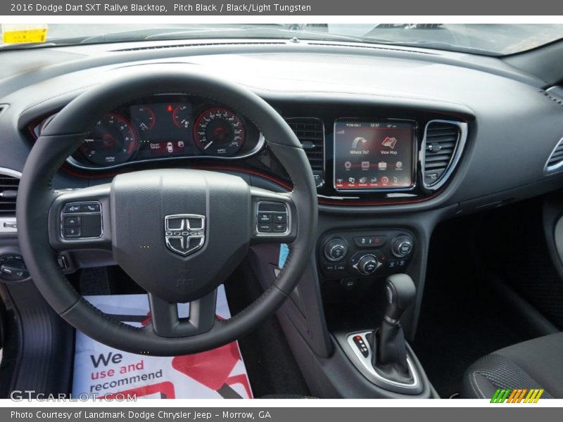 Pitch Black / Black/Light Tungsten 2016 Dodge Dart SXT Rallye Blacktop