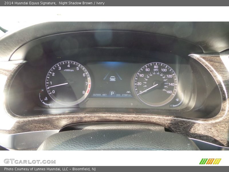 Night Shadow Brown / Ivory 2014 Hyundai Equus Signature
