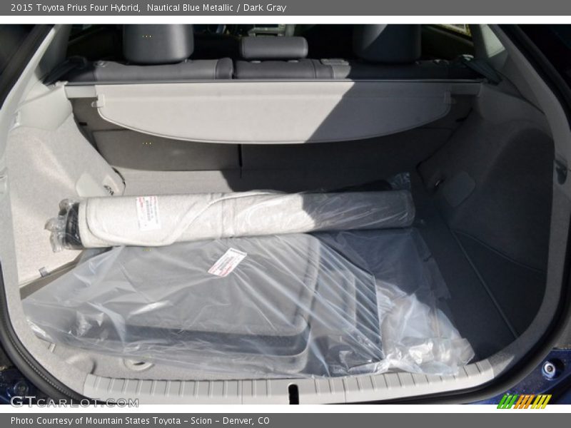 Nautical Blue Metallic / Dark Gray 2015 Toyota Prius Four Hybrid
