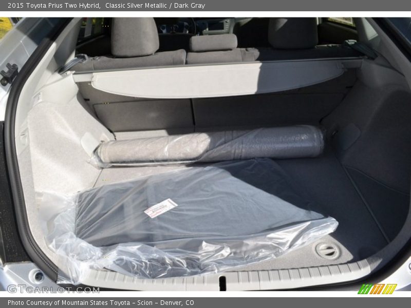 Classic Silver Metallic / Dark Gray 2015 Toyota Prius Two Hybrid