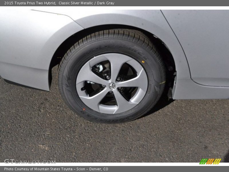 Classic Silver Metallic / Dark Gray 2015 Toyota Prius Two Hybrid