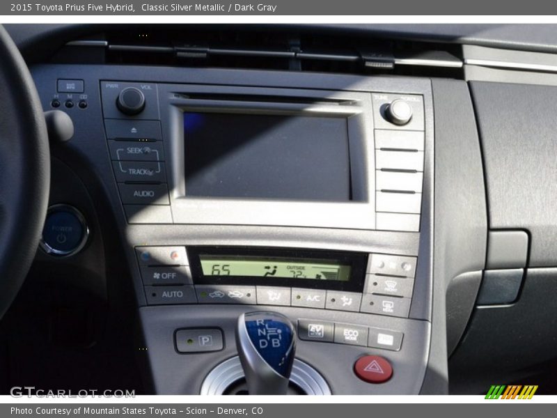 Classic Silver Metallic / Dark Gray 2015 Toyota Prius Five Hybrid