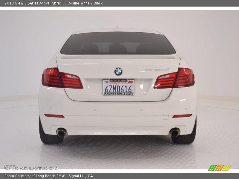 Alpine White / Black 2013 BMW 5 Series ActiveHybrid 5