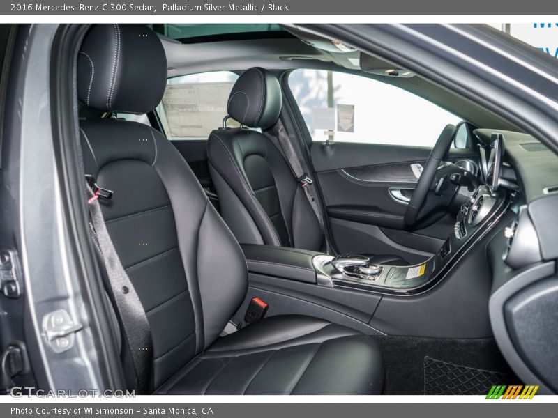 Palladium Silver Metallic / Black 2016 Mercedes-Benz C 300 Sedan