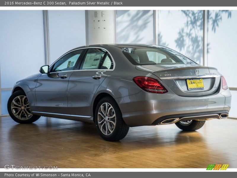 Palladium Silver Metallic / Black 2016 Mercedes-Benz C 300 Sedan