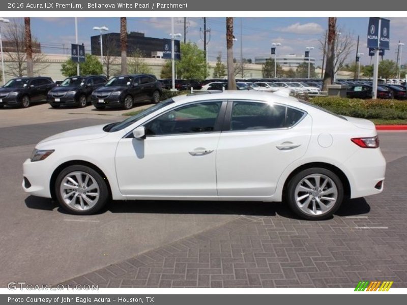 Bellanova White Pearl / Parchment 2016 Acura ILX Premium