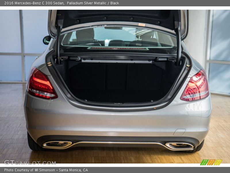 Palladium Silver Metallic / Black 2016 Mercedes-Benz C 300 Sedan