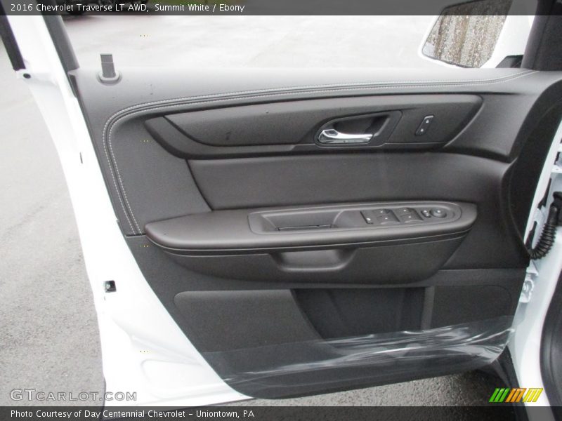 Summit White / Ebony 2016 Chevrolet Traverse LT AWD