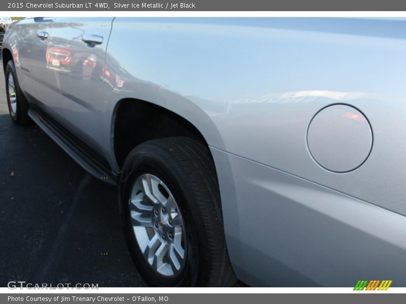 Silver Ice Metallic / Jet Black 2015 Chevrolet Suburban LT 4WD