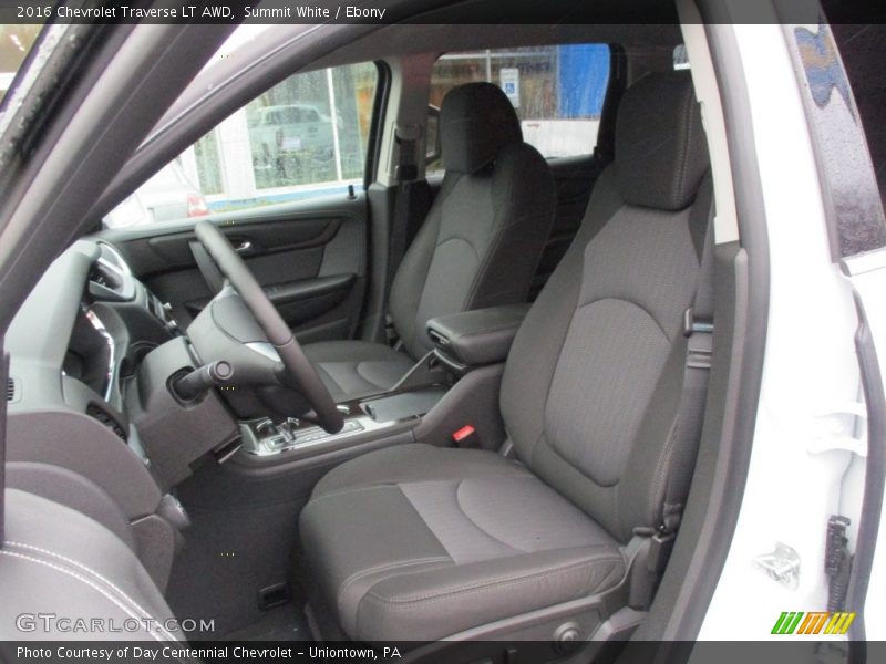 Summit White / Ebony 2016 Chevrolet Traverse LT AWD
